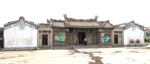 澄海隆都镇后溪村的祖姑祠.