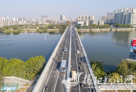 历时5个多月维修加固后北河大桥全面通车