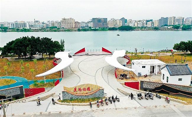 澄海莲阳河畔新添莲阳公园